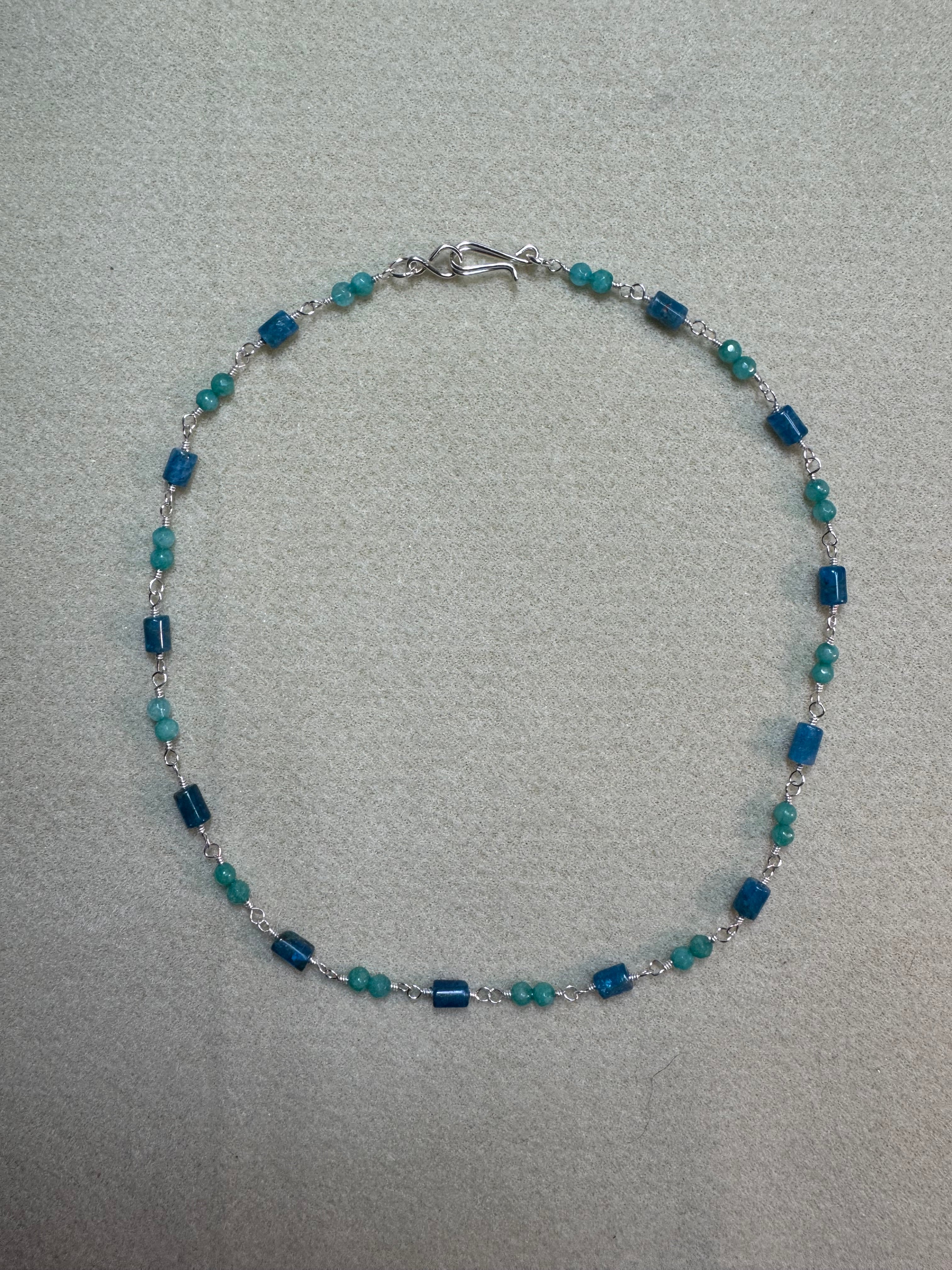 Blue Aqua Necklace