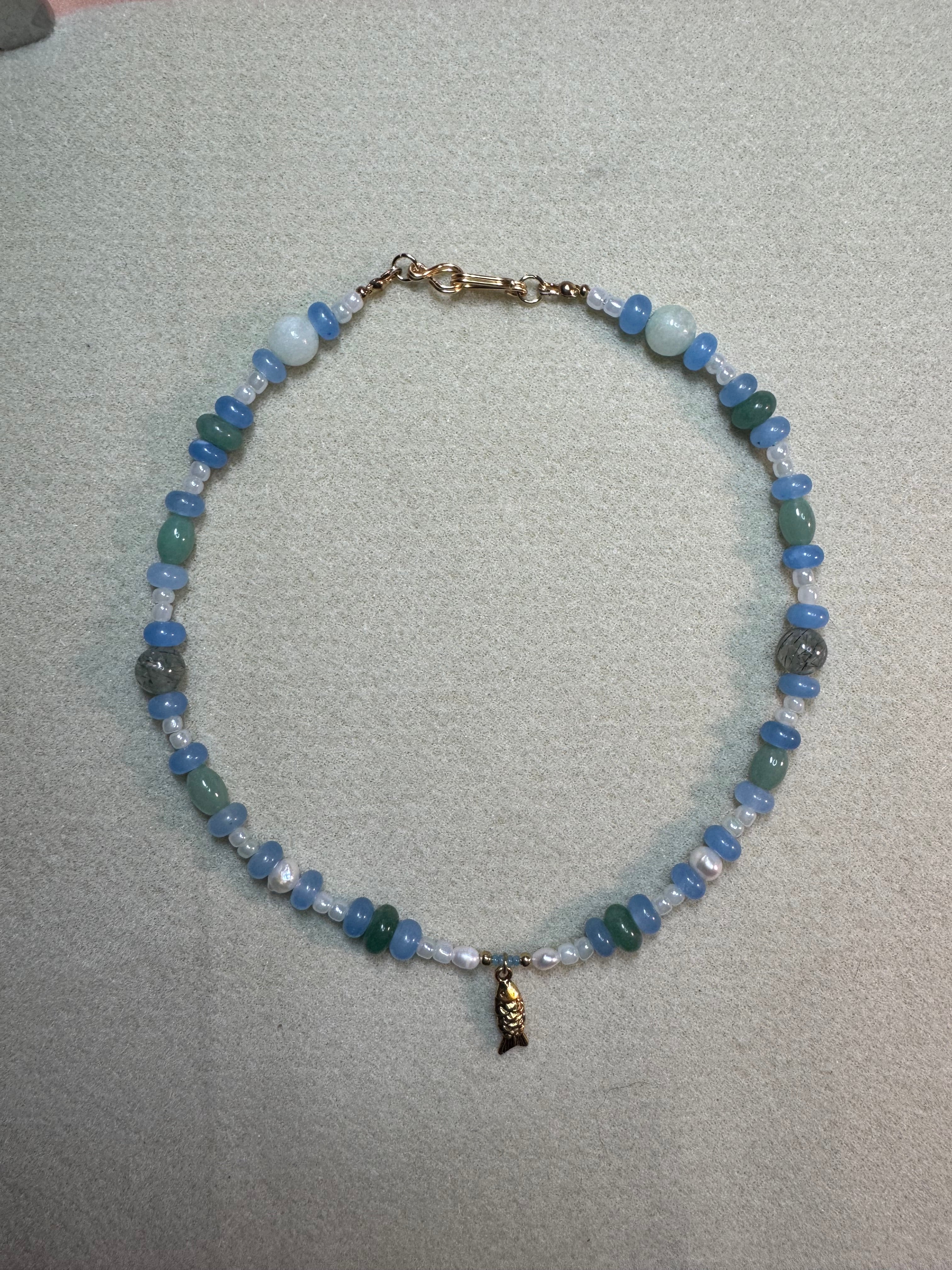 Blue Minded Necklace
