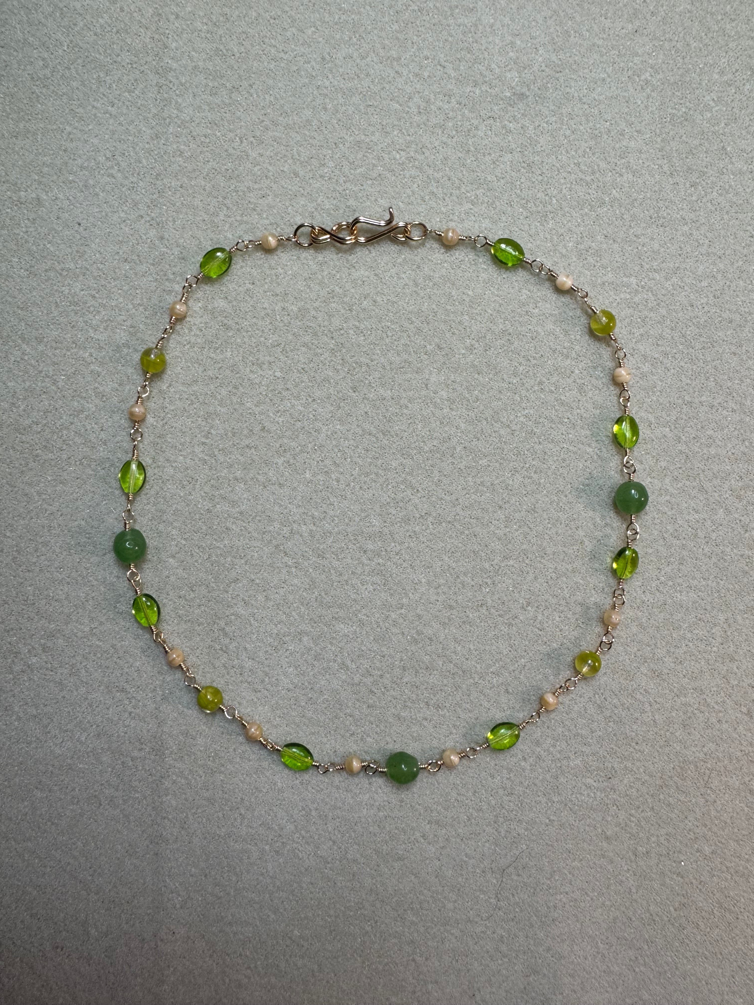 Green Glass Necklace