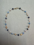 Blue Pearl Necklace