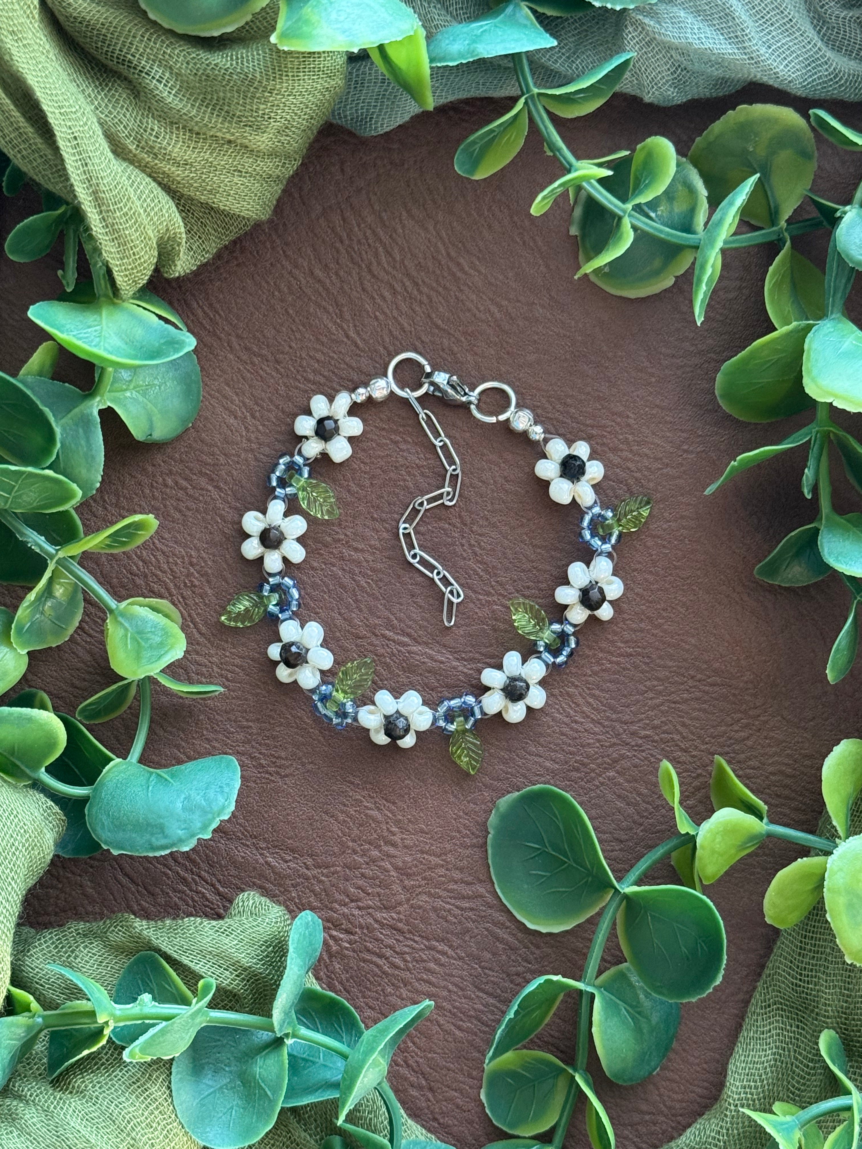 Flower Leaf Bracelet