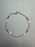 Rainbow Leaf Necklace