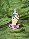 Artist Enamel Pin
