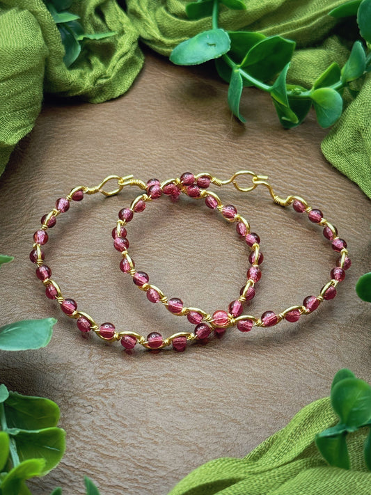 Raspberry Wave Bracelet